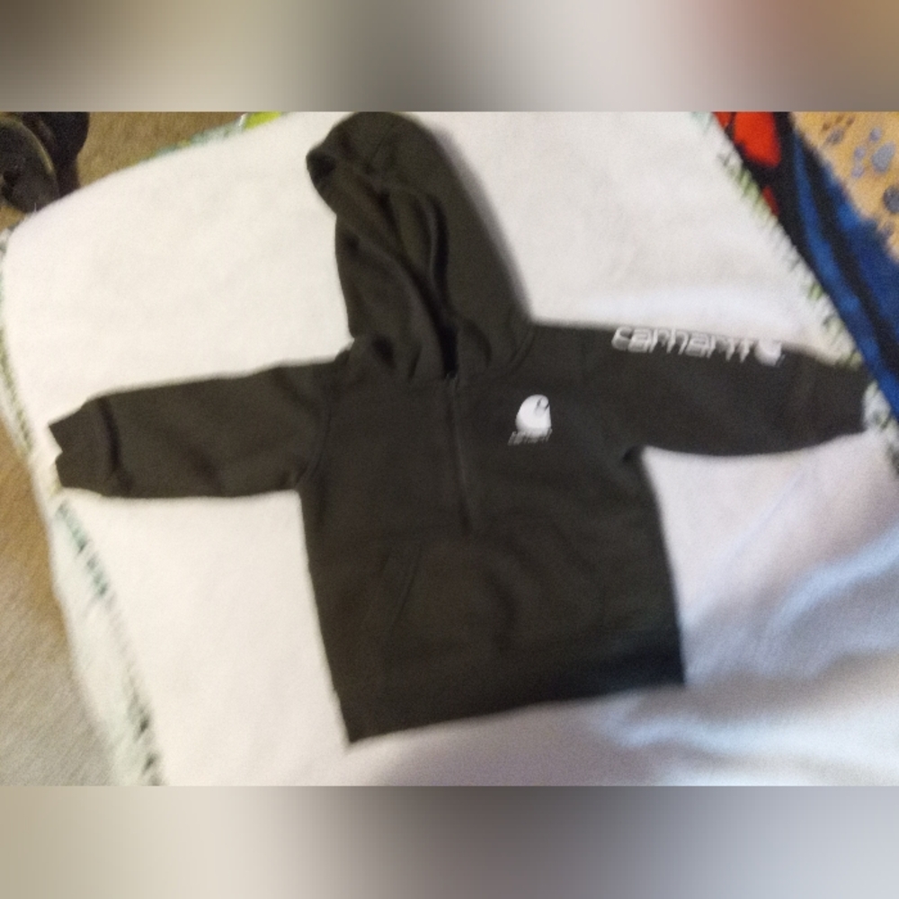 Carhartt Black Sweatshirt Hoodie Casual Comfort